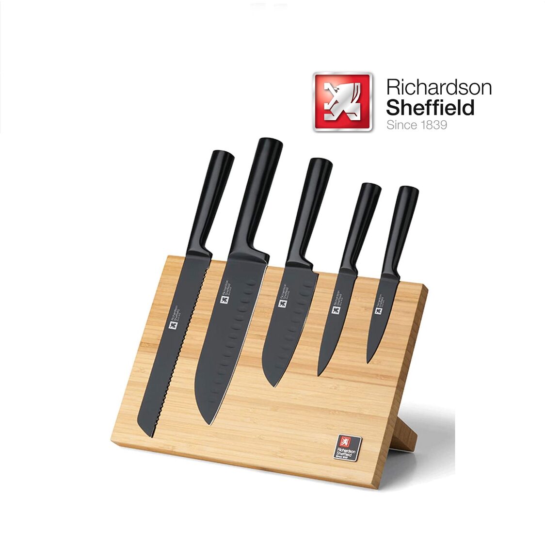 Richardson Sheffield Nox Magnetic 5pc Knife Block Set (NOX-5PC)