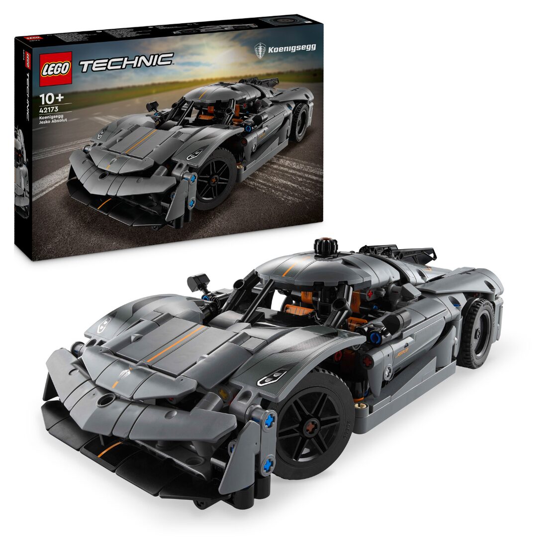 Lego 42173 Koenigsegg Jesko Absolut Gray Hypercar