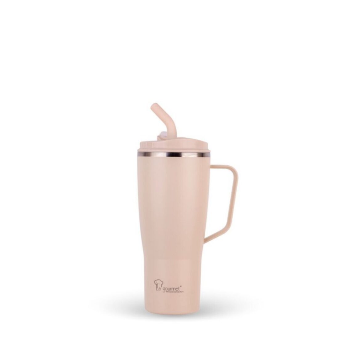 La Gourmet Superwide 950ml Thermal Tumbler With Handle - Milk