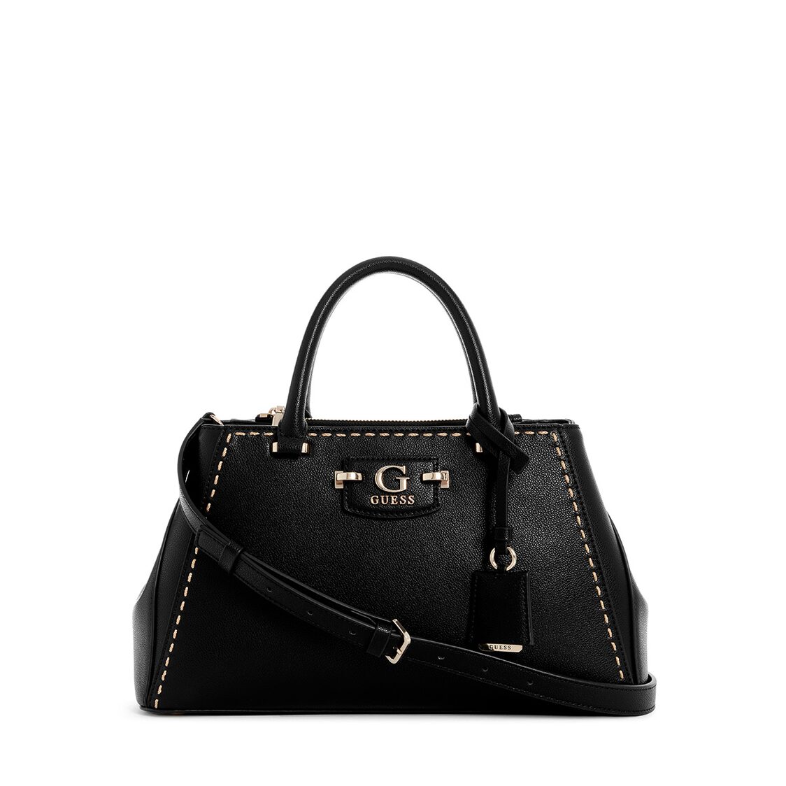 Guess Nastra Society Satchel, Black