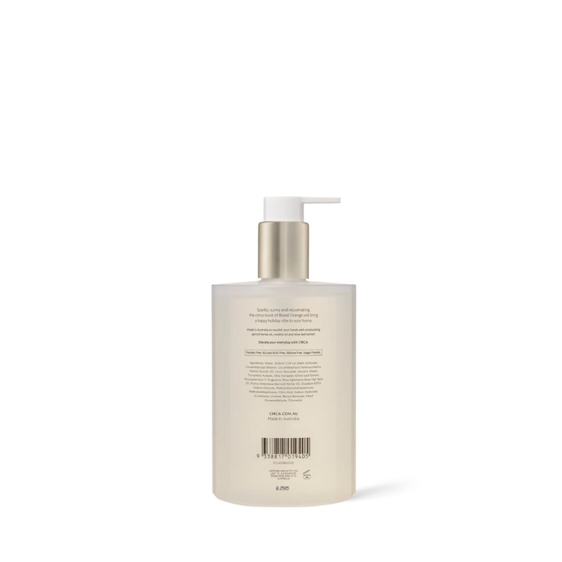 Circa Hand Wash 450ml - Blood Orange