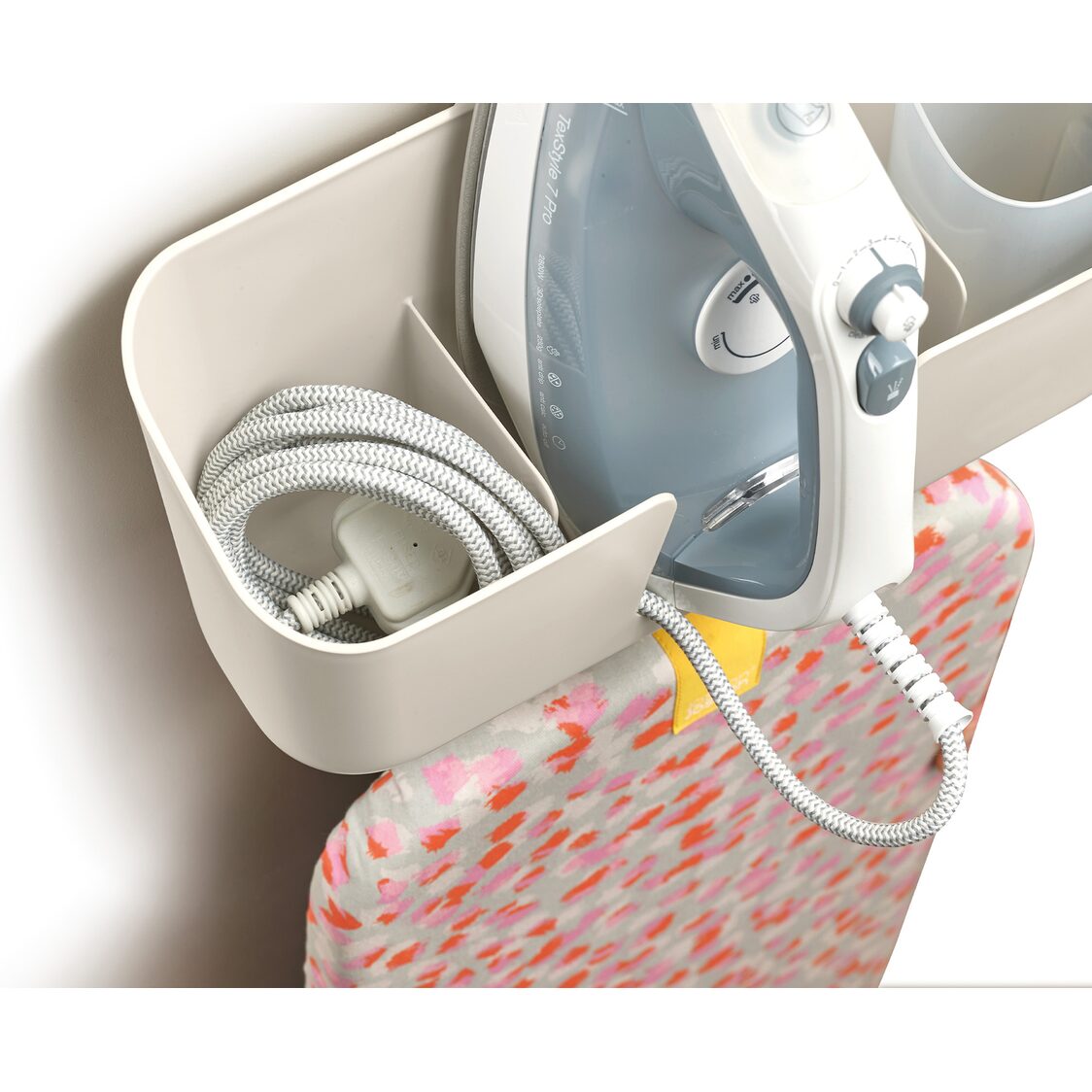Joseph-Joseph IronHub Wall-mounted Ecru Iron Storage Caddy