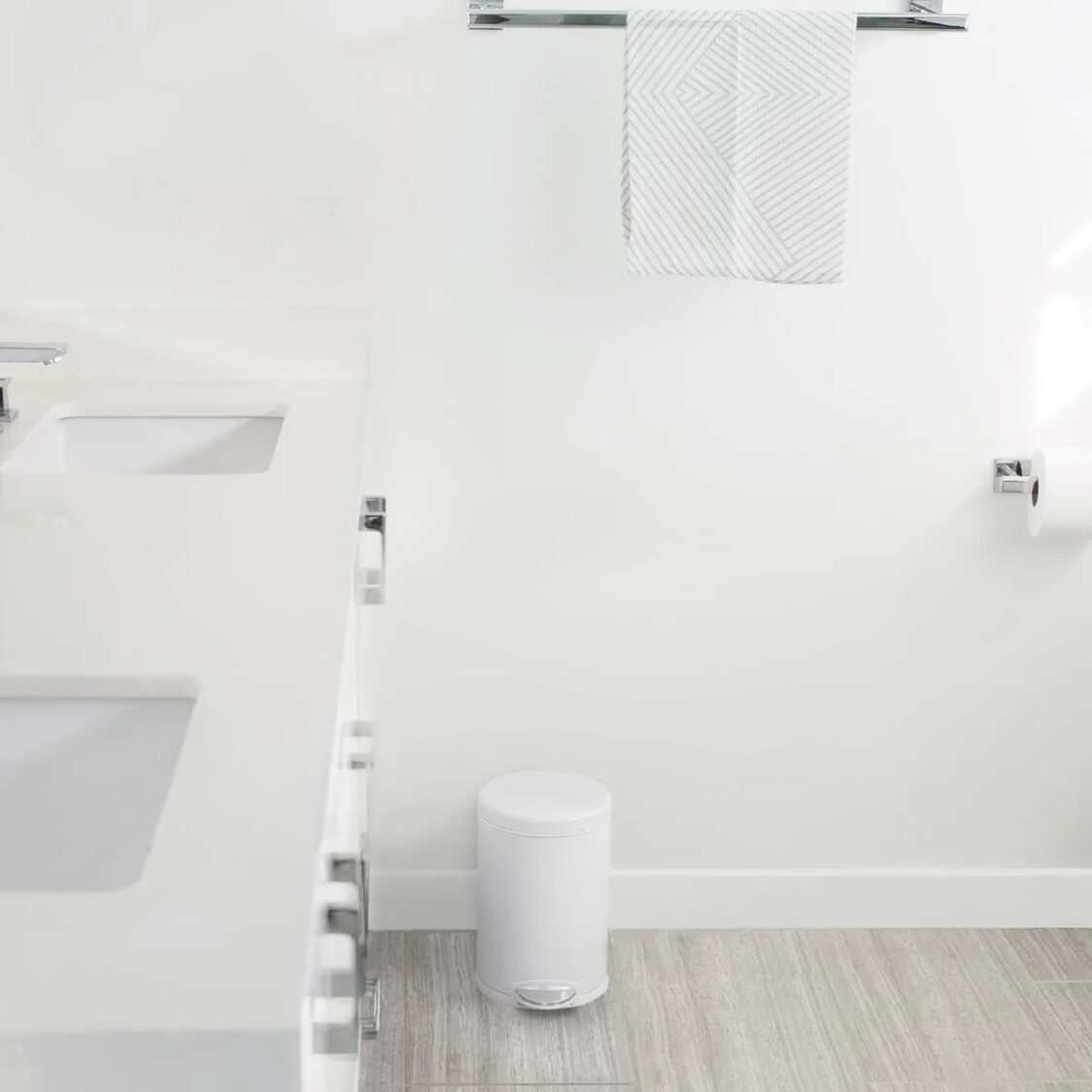 Simplehuman Round Step Bin 4.5L Polished