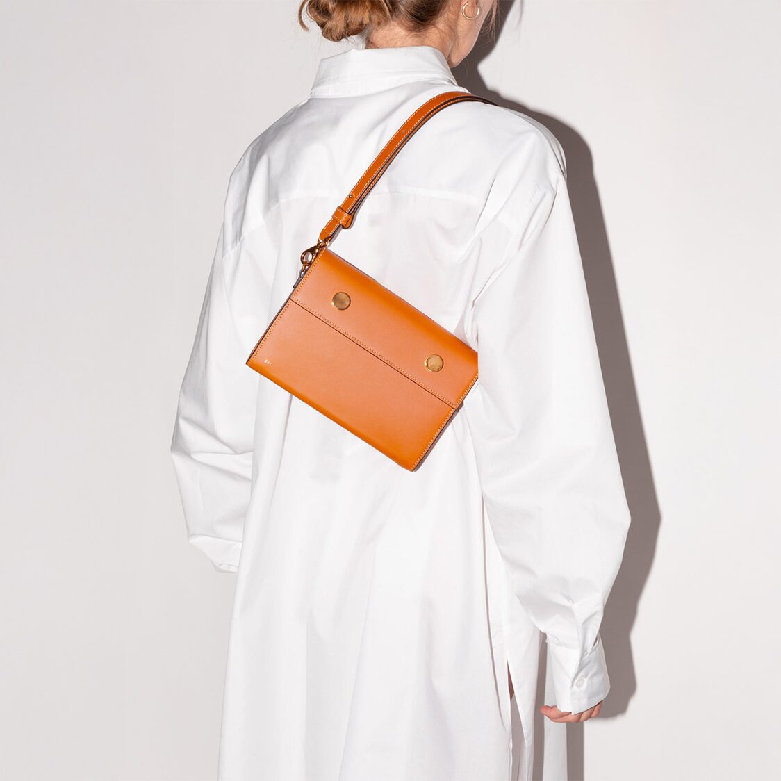 RSVP Golden Eyes Smooth Dulce Gold 2 Way Bag