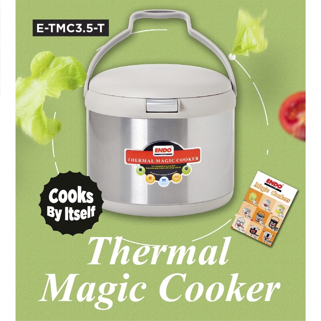 ENDO Thermal Magic Cooker 3.5L - Tall (E-TMC3.5-T)