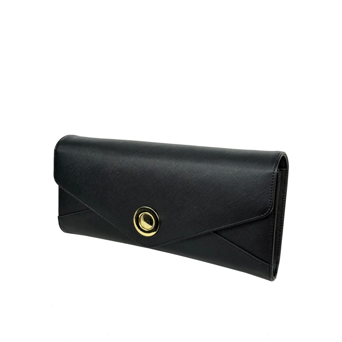 Mel&Co Saffiano Leatherette Clutch Chain Sling Bag