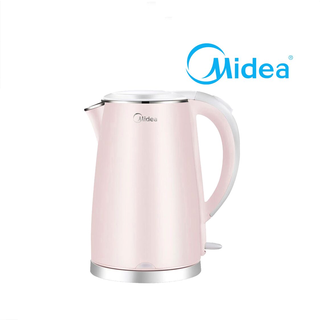 MIDEA 1.7L 1800W Double Wall Electric Kettle – Pink (MKHJ-1705)
