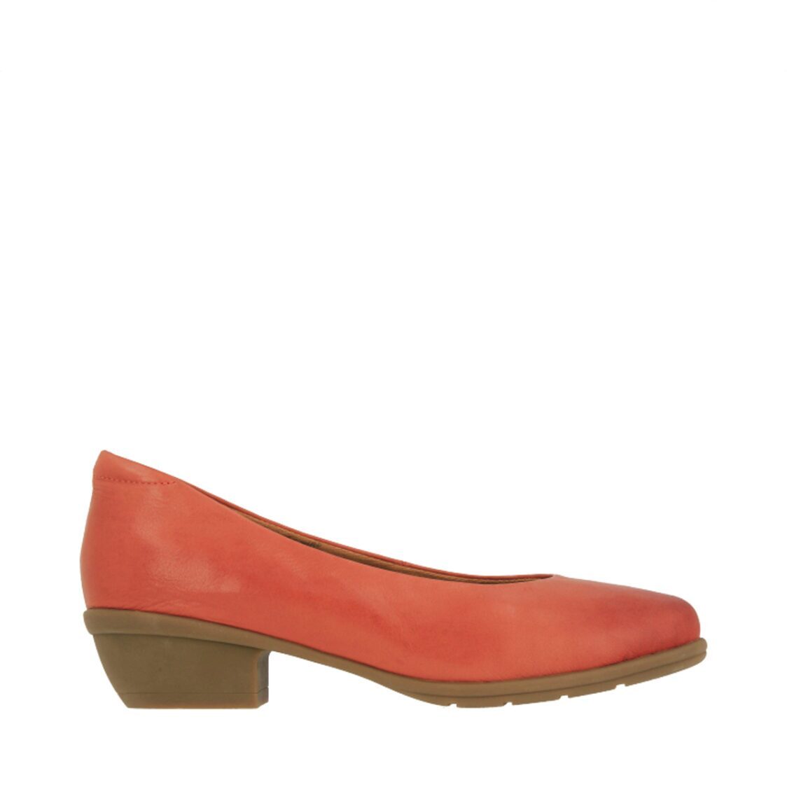 Barani 19601 Chestnut Leather Heels (Short)
