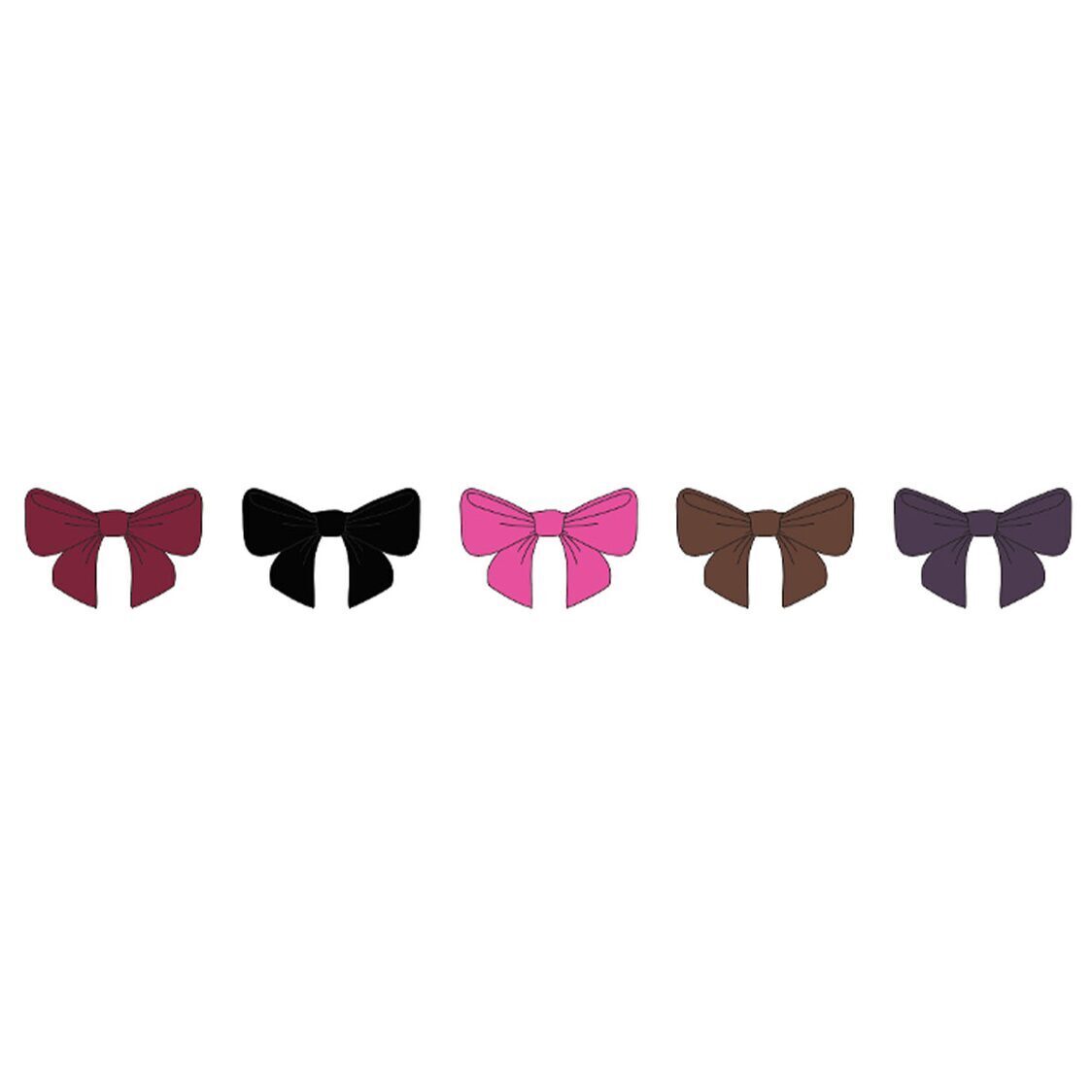 Crocs Solid Romantic Bow 5 Pack