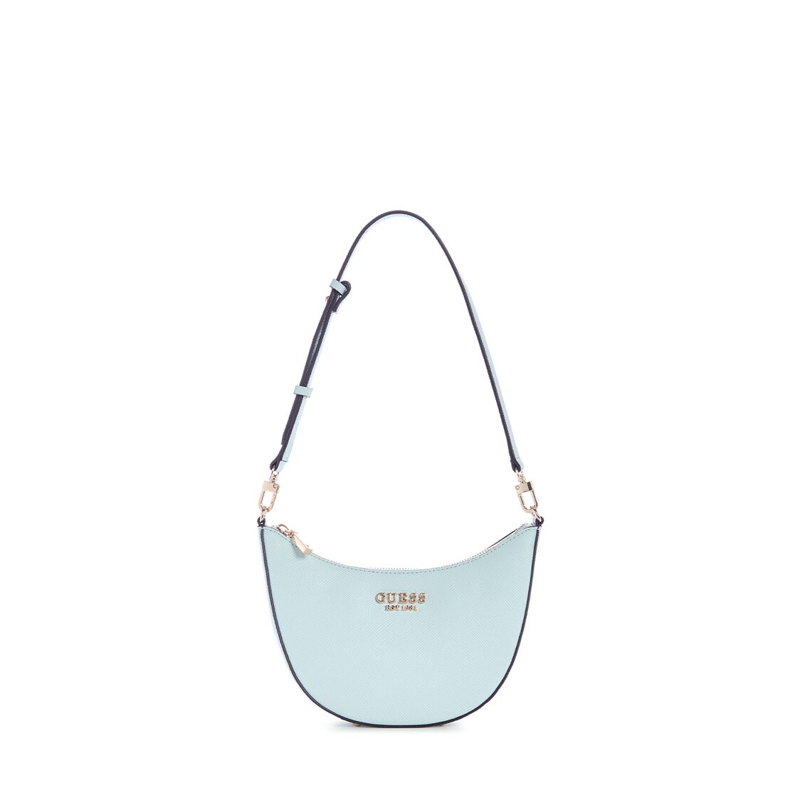 Guess Fedana Mini Top Zip Shldr Bag,Powder Blue