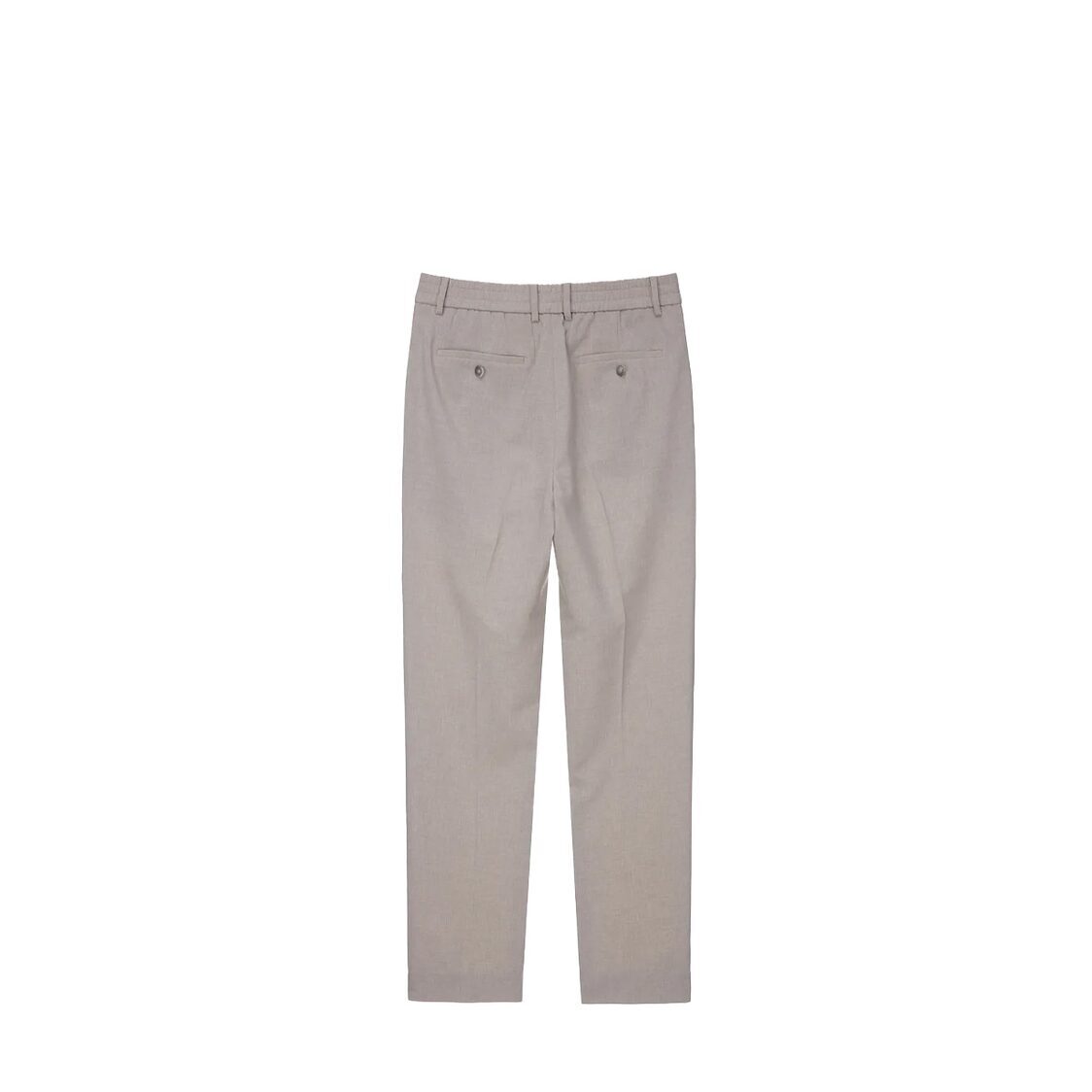 Mind Bridge [Cool]Loose Tapered Banding Pants L/Beige