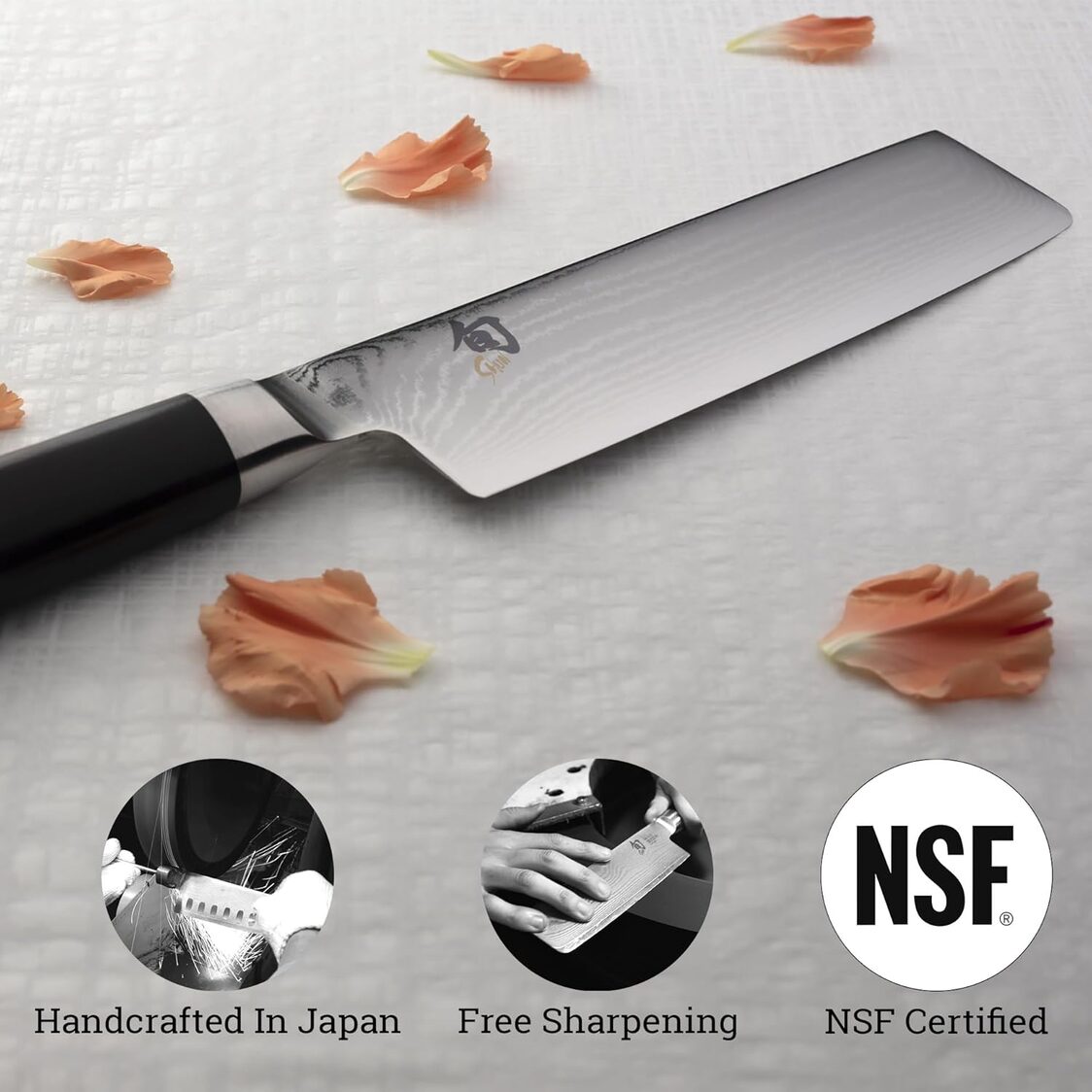 Kai Shun Classic Nakiri Knife 16.5cm (DM-0728)