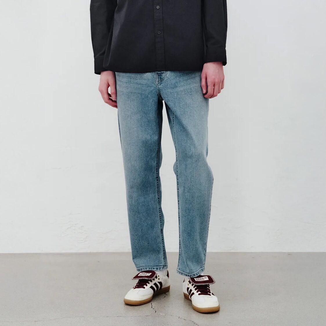 Mind Bridge Do Good_Loose Tapered Denim Pants Lindigo