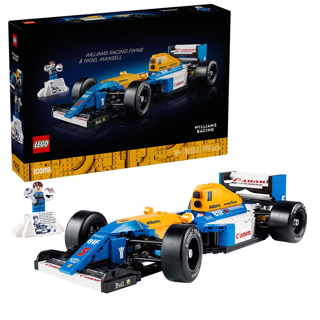 LEGO 10353 Williams Racing FW14B & Nigel Mansell