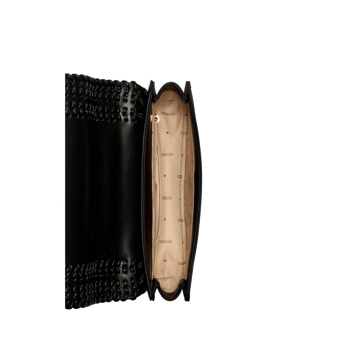 Guess Tatum Convertible Crossbody Flap,Black