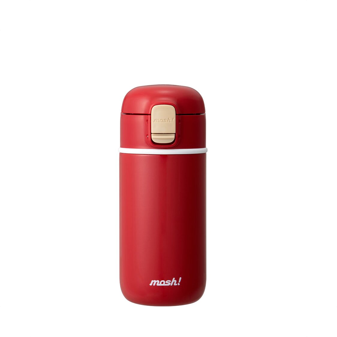 Mosh Latte One-Touch Tumbler (450ml)  - Red