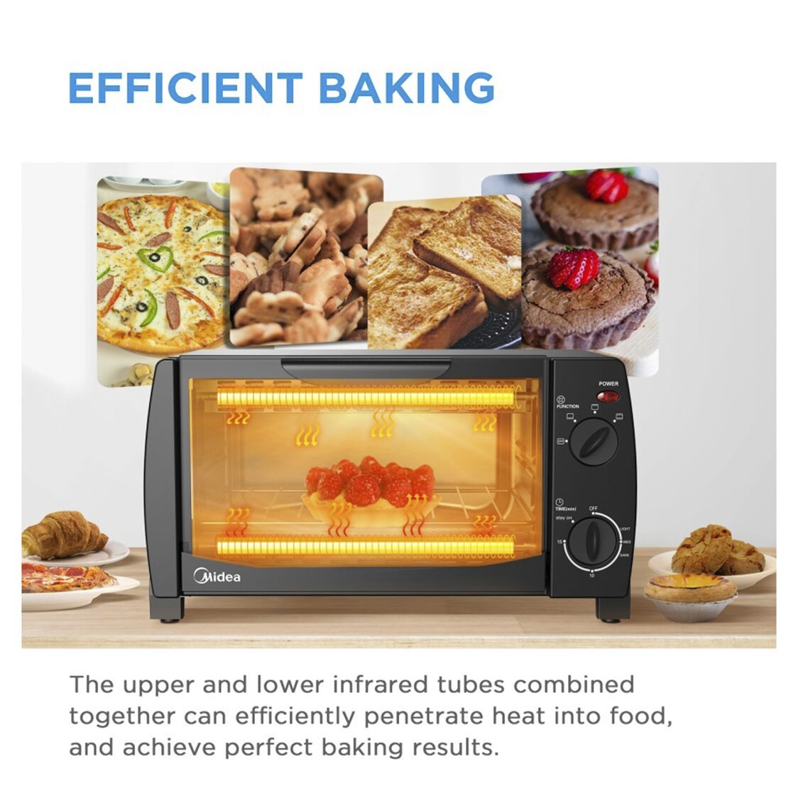 MIDEA 10L Electric Oven (MEO-10BDW-BK)