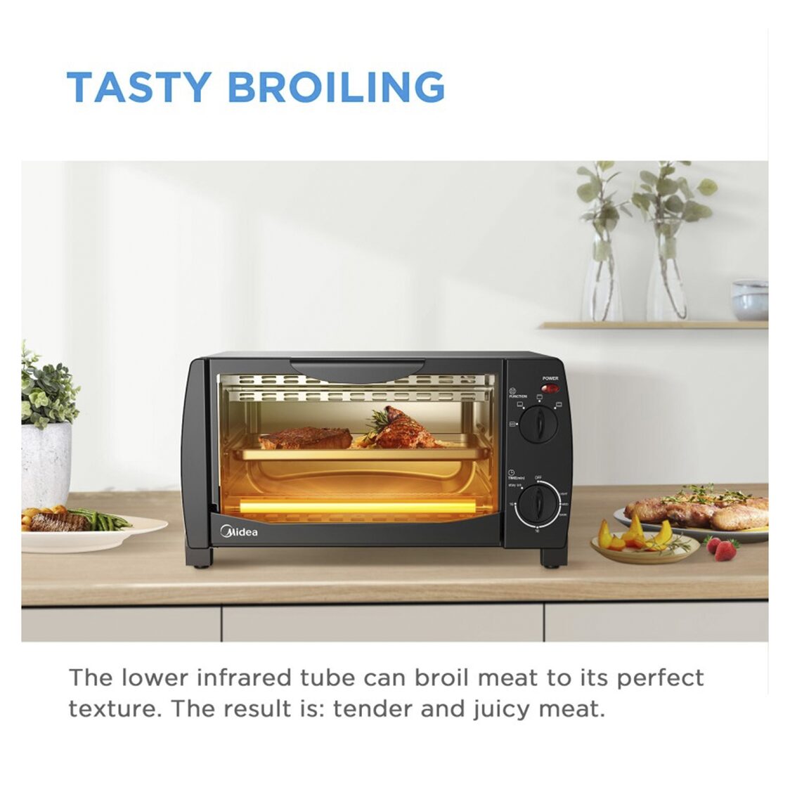 MIDEA 10L Electric Oven (MEO-10BDW-BK)