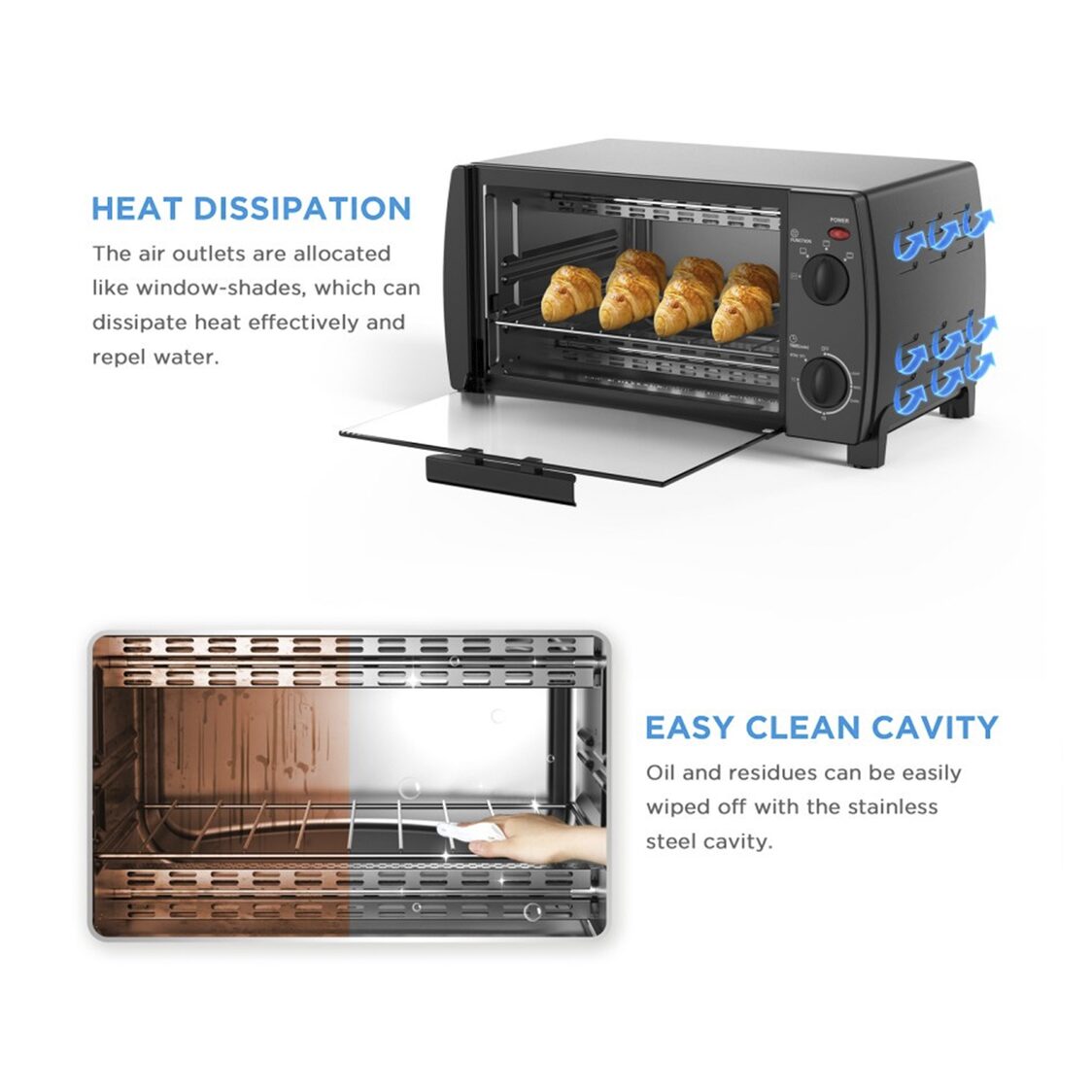 MIDEA 10L Electric Oven (MEO-10BDW-BK)