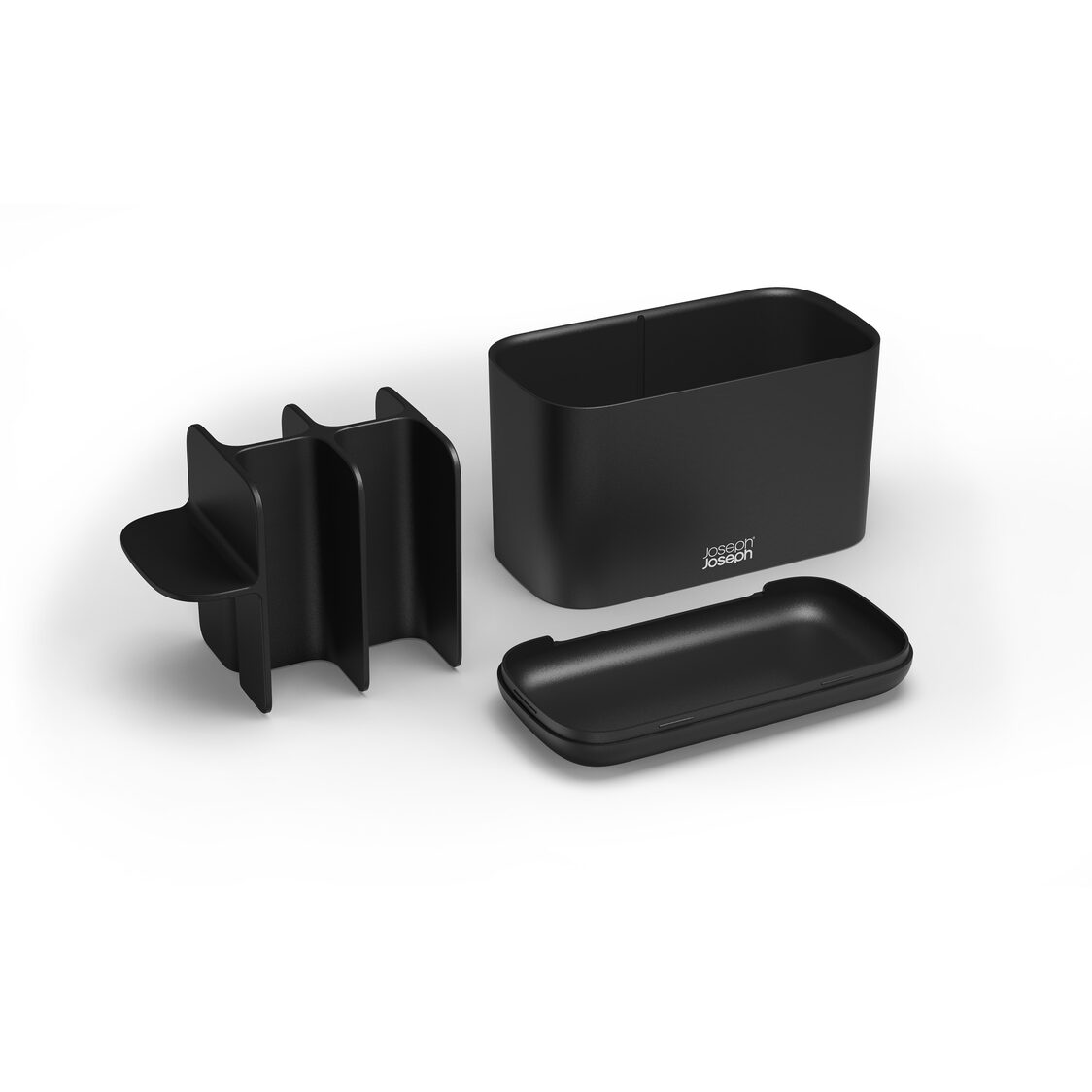 Joseph-Joseph EasyStore Large Matt Black Toothbrush Holder