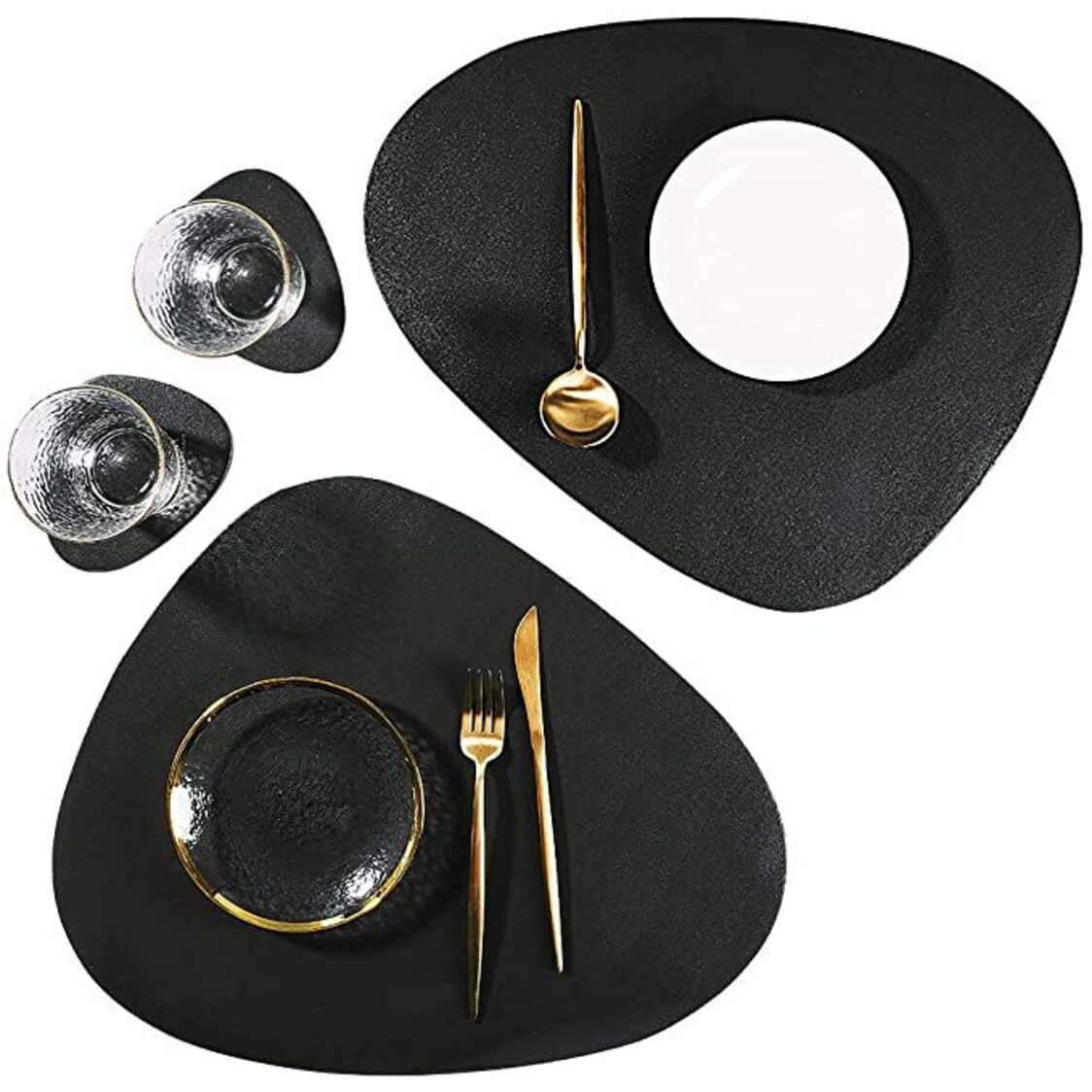 J. Rapee Litchi Placemat Black