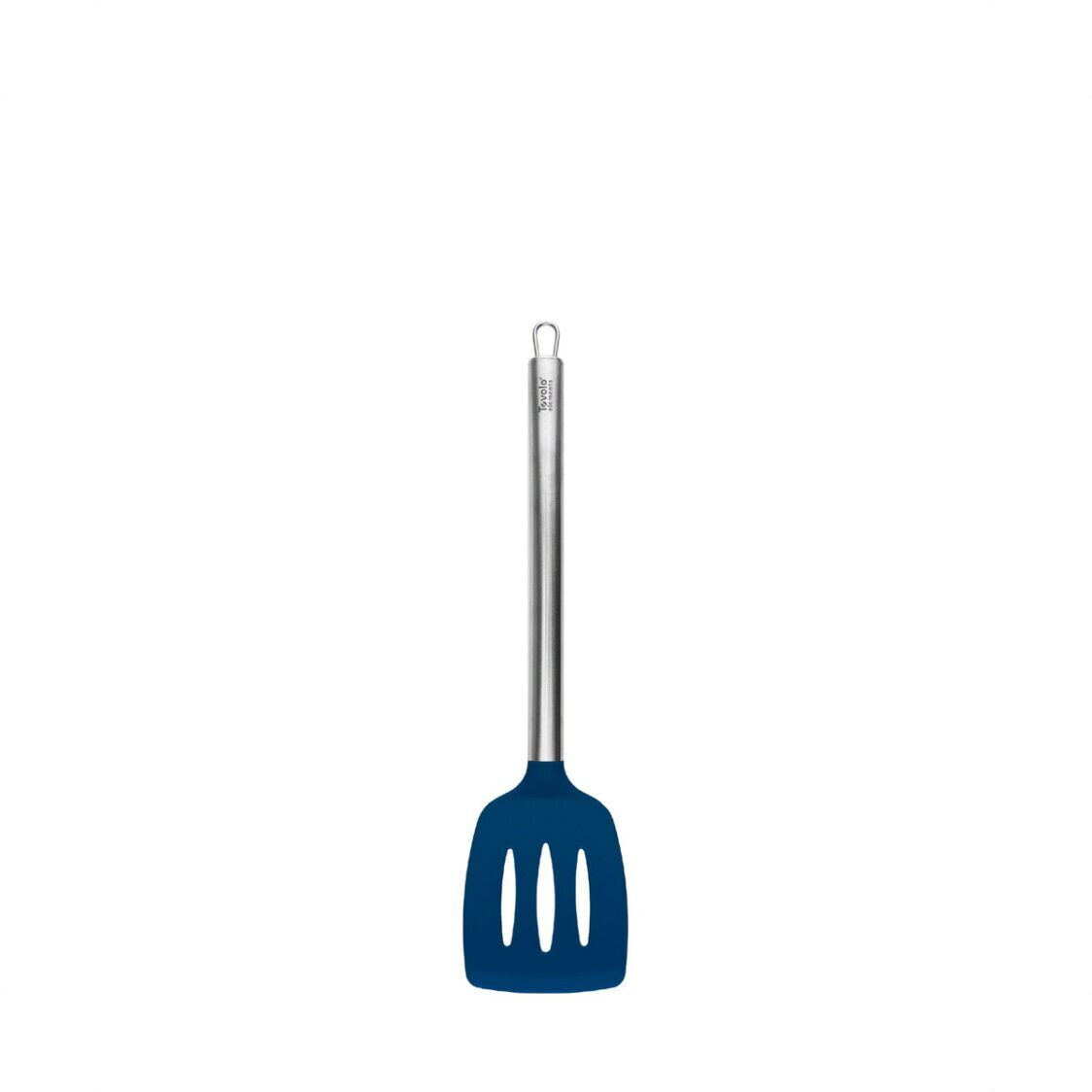 Tovolo Elements SS Handled Slotted Turner Blueberry