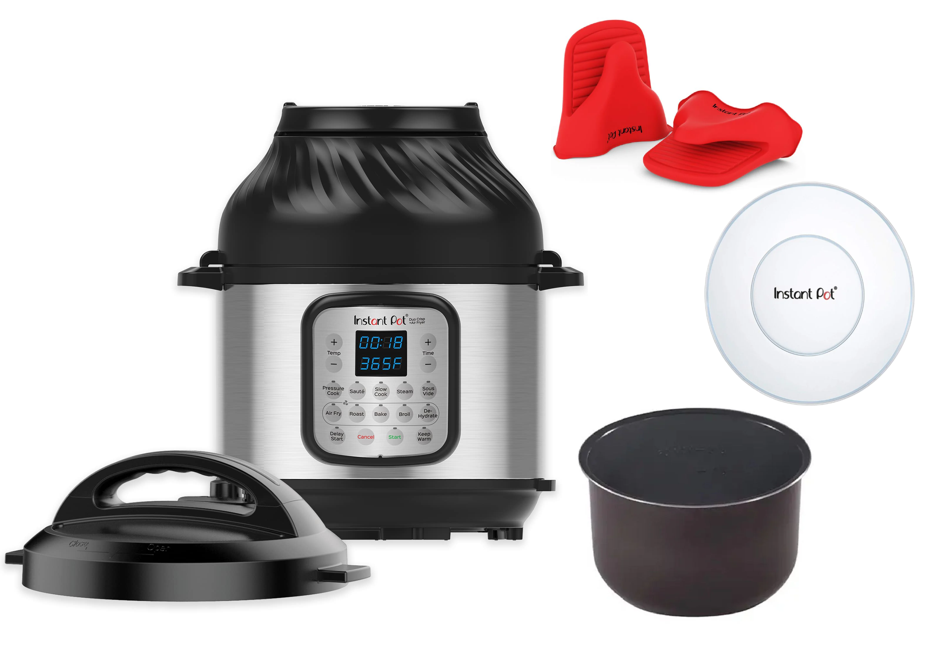 Instant Pot DUO80 Crisp and Air Fryer 11-in-1 8QT D80CRISP