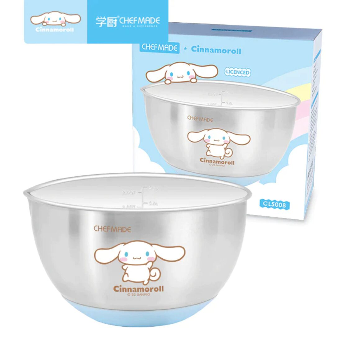 Chefmade Ss Mixing Bowl 20xH12cm Cinnamoroll (1898cm-CL5008)
