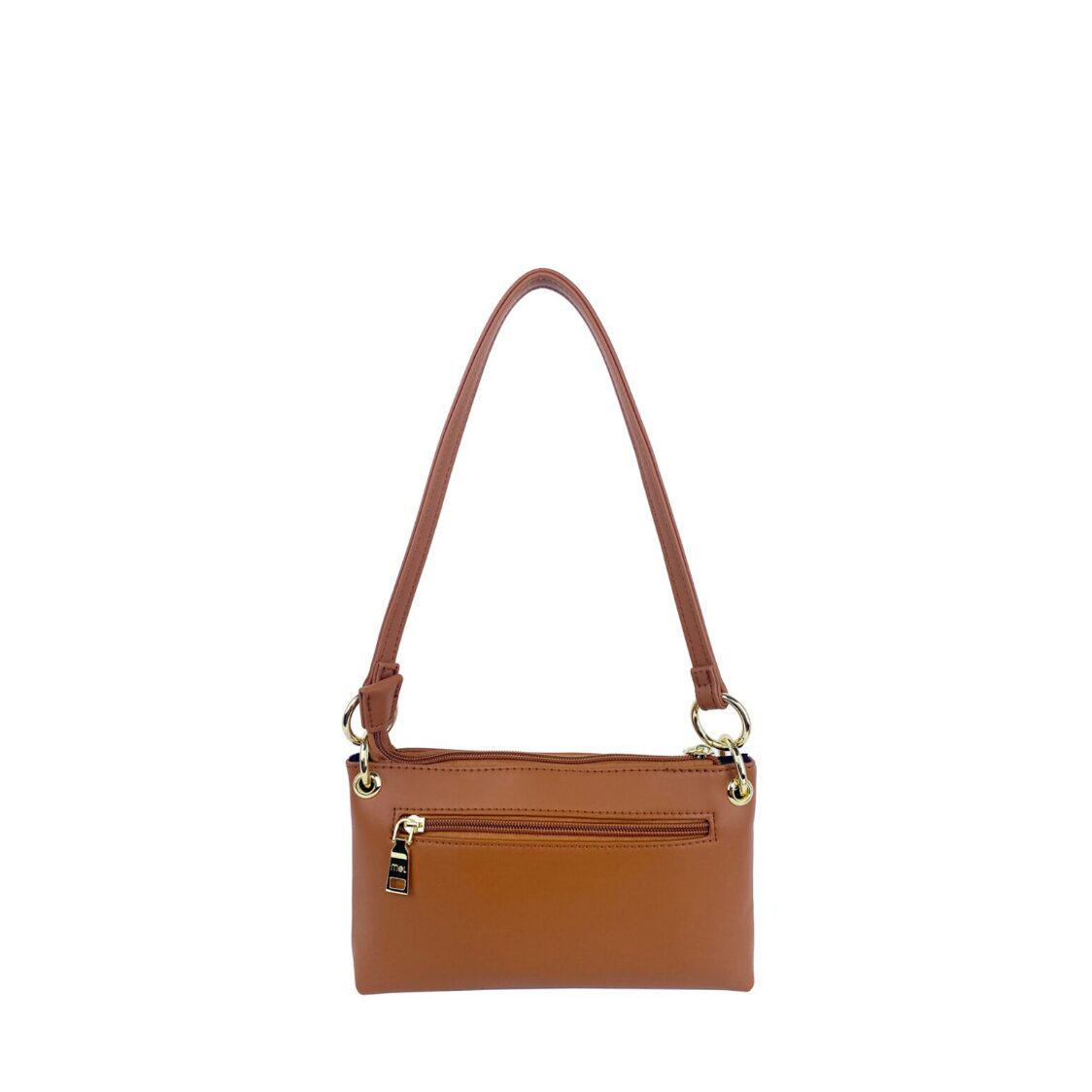 Mel&Co Slim Shoulder Sling Bag Small Beige Mel&Co Slim Shoulder Sling Bag Small