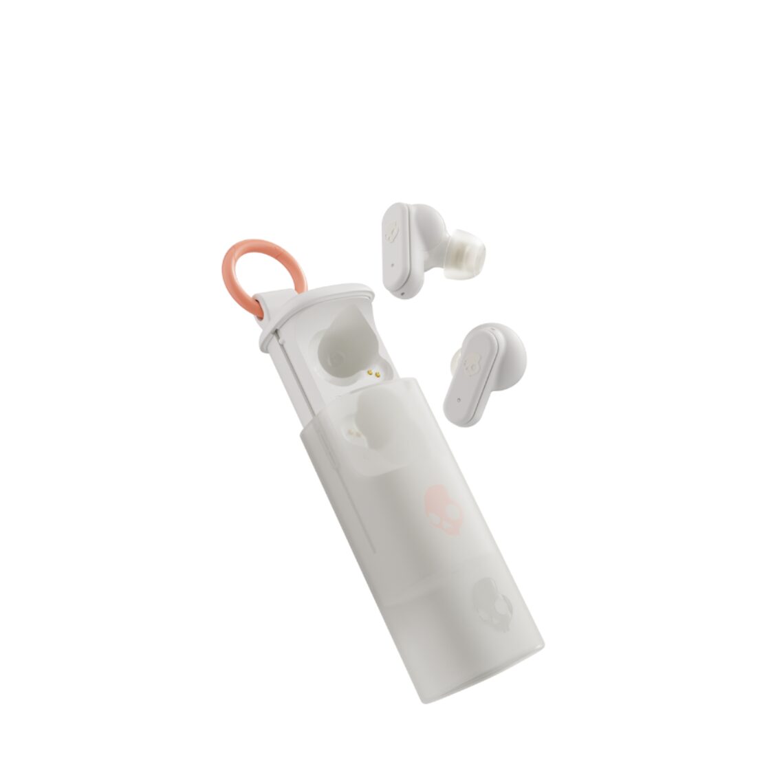 Skullcandy Tw Dime Evo True Wireless In-Ear - Bone/Orange Glow
