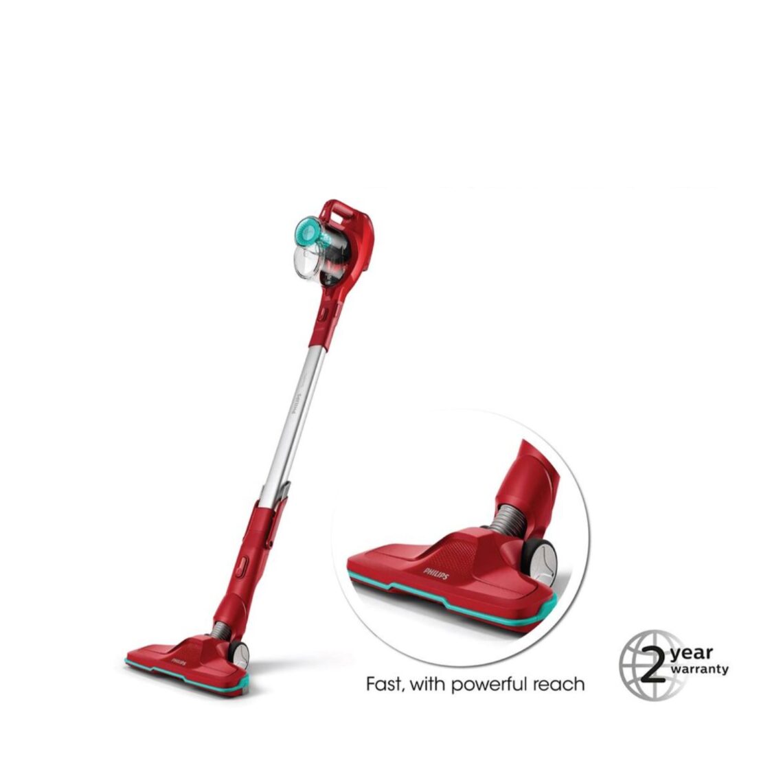 Philips Speed Pro Cordless 2-in-1 Handstick Vacuum (FC6721/01)