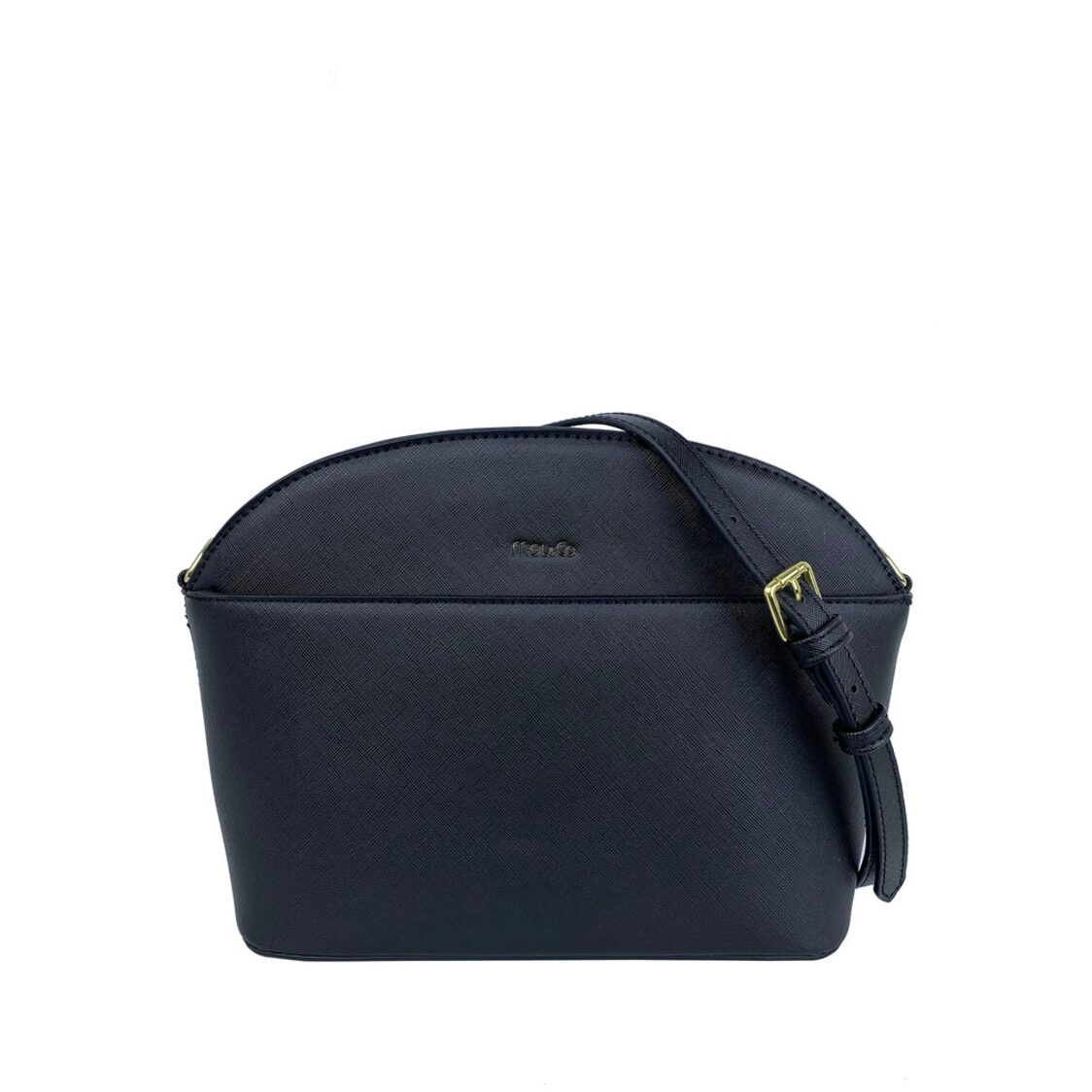 Mel&Co Saffiano-Effect Dome Sling Bag