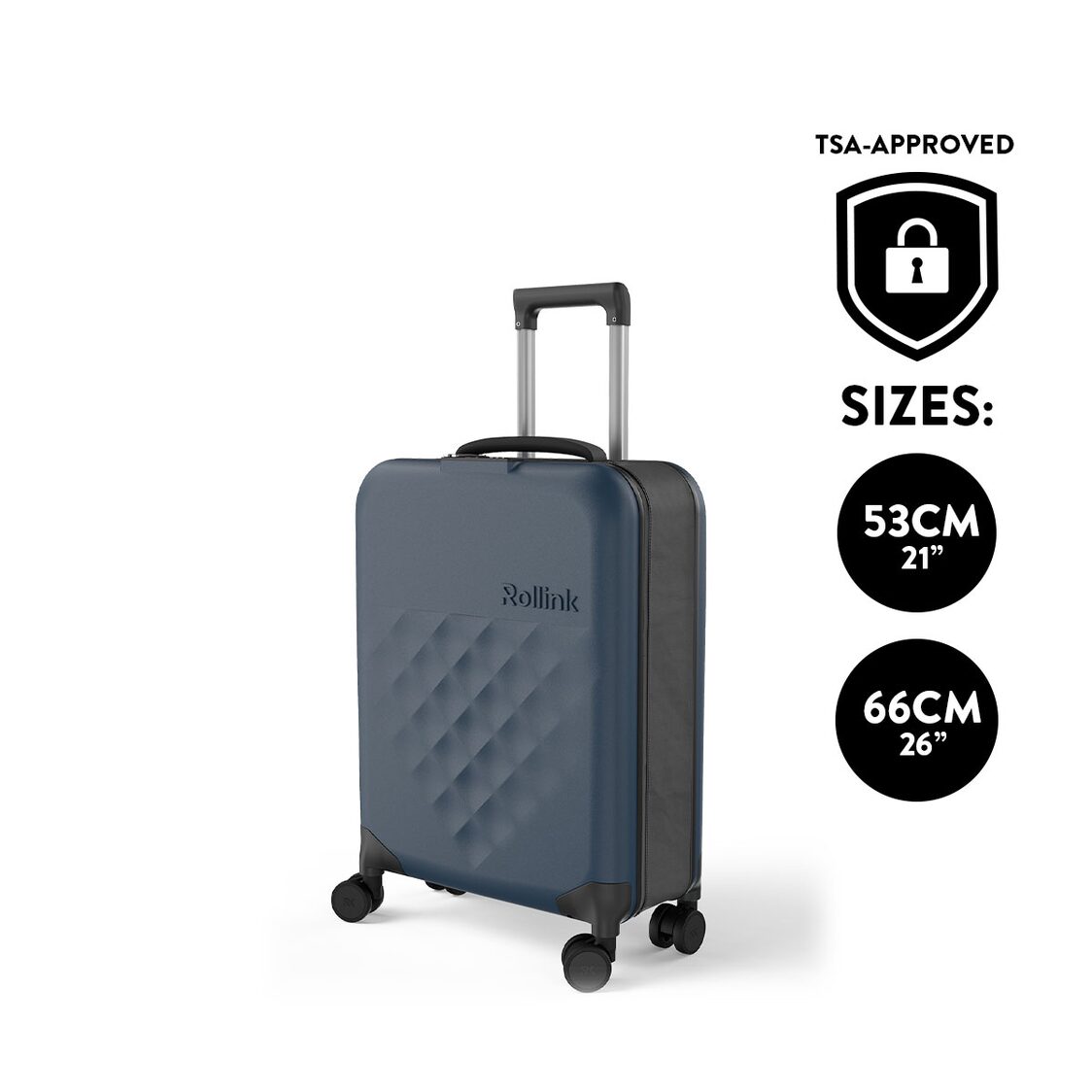 Rollink VEGA 360 Flex 4Wheel Spinner 21" Luggage