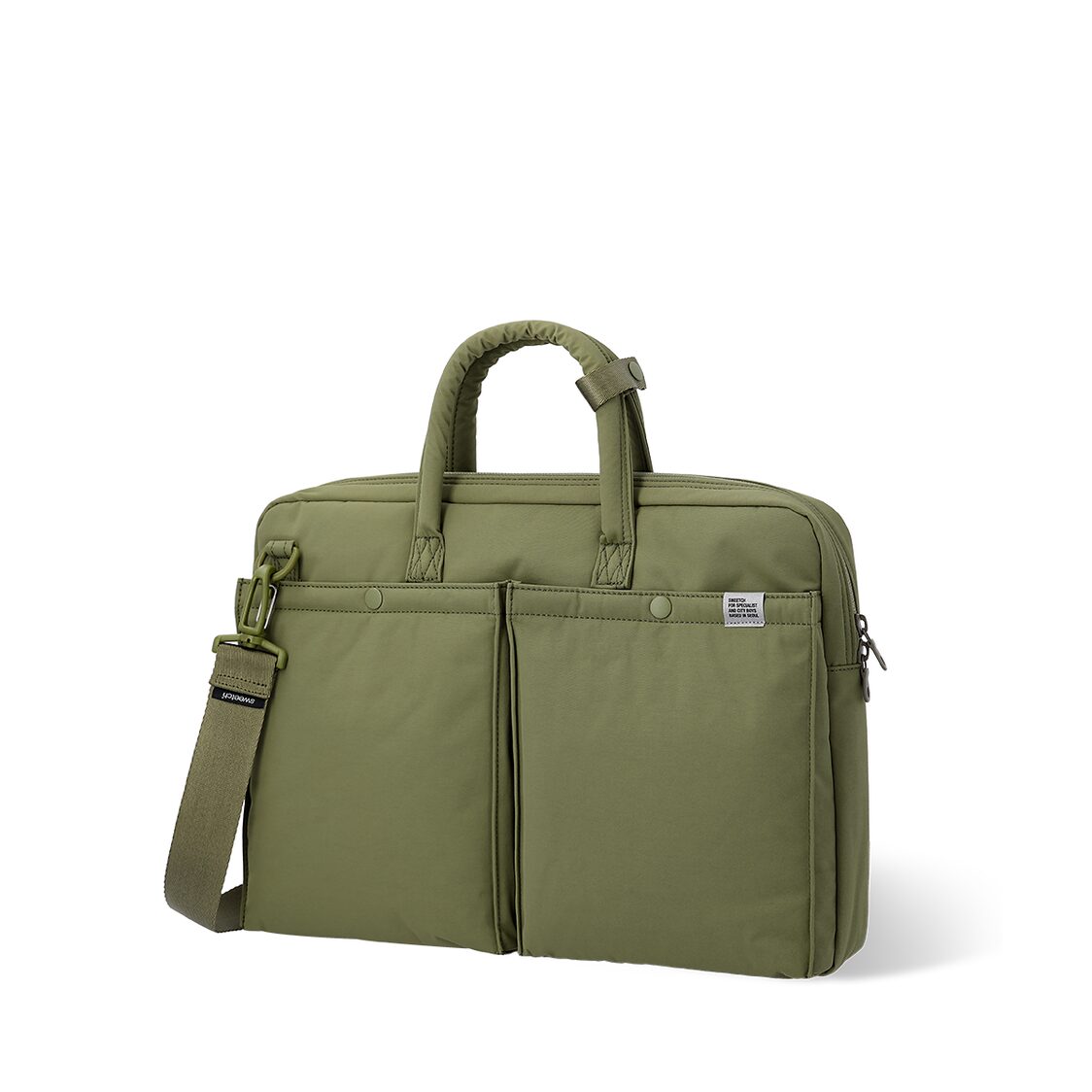 Sweetch SLIM BRIEFCASE 001 Olive Green