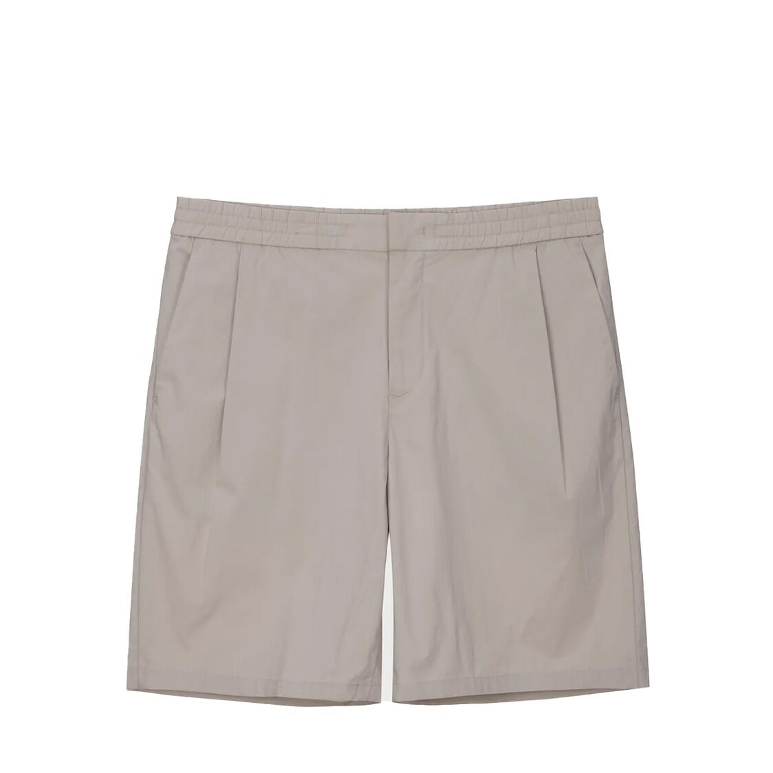 Mind Bridge Relaxed Fit Full Banding Half Pants L/Beige