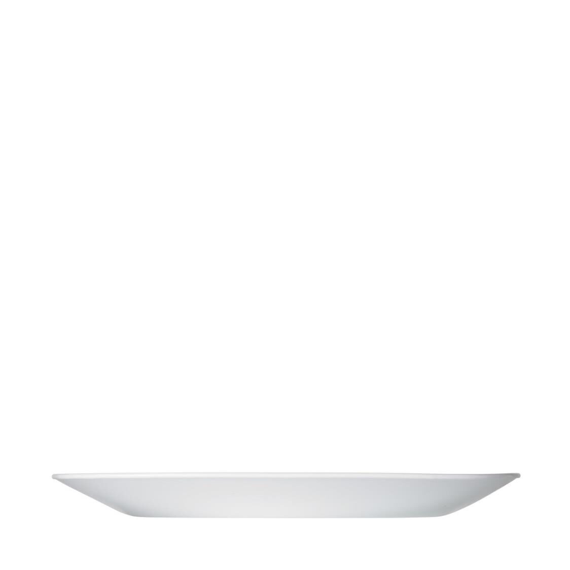 Corelle Square Round Dinner Plate Winter Frost White