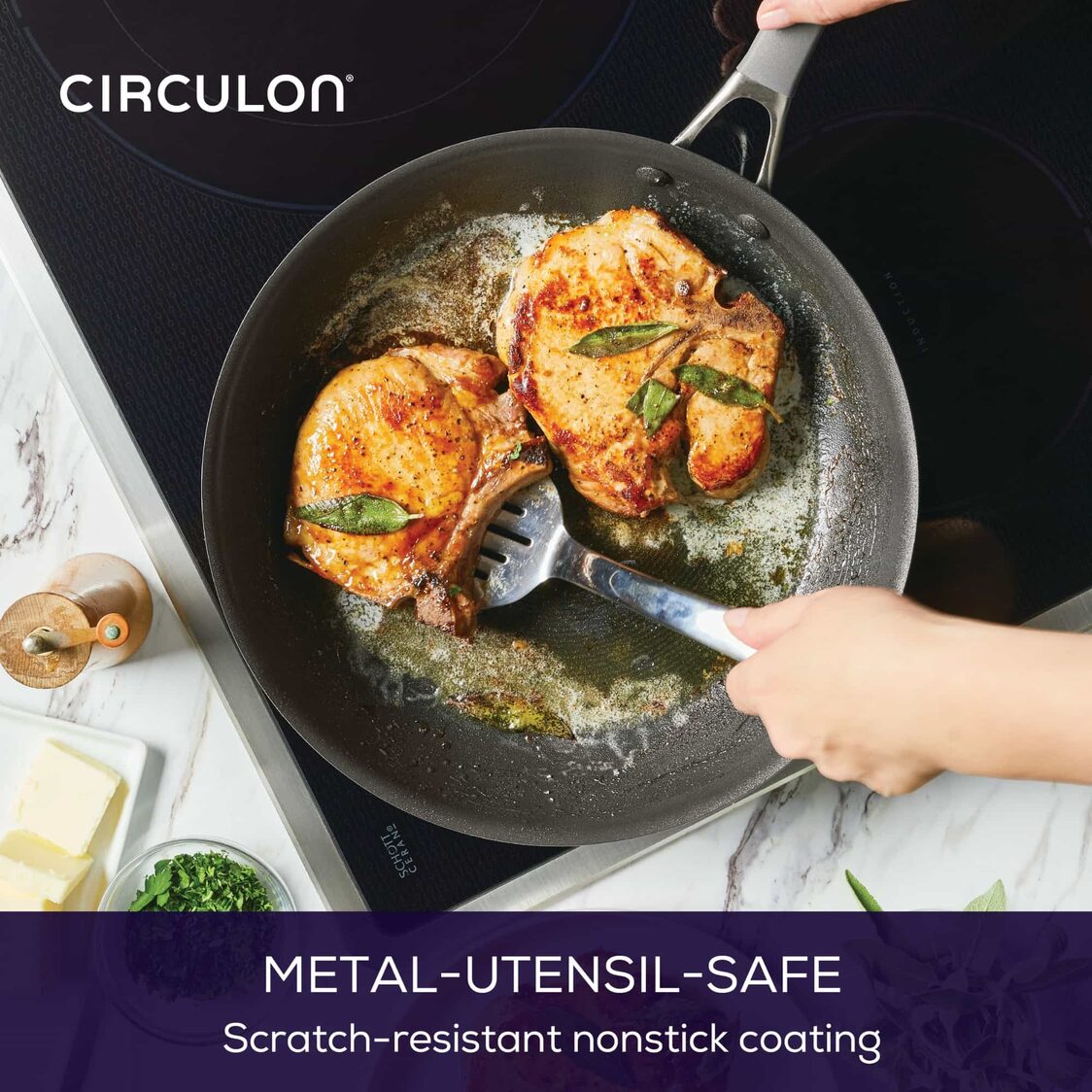 Circulon ScratchDefense A1 Nonstick 30.4cm Frypan