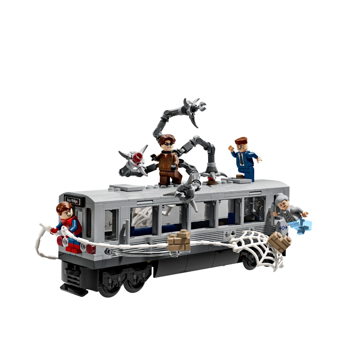 Lego Spider-Man vs. Doc Ock Subway Train Scen 76321