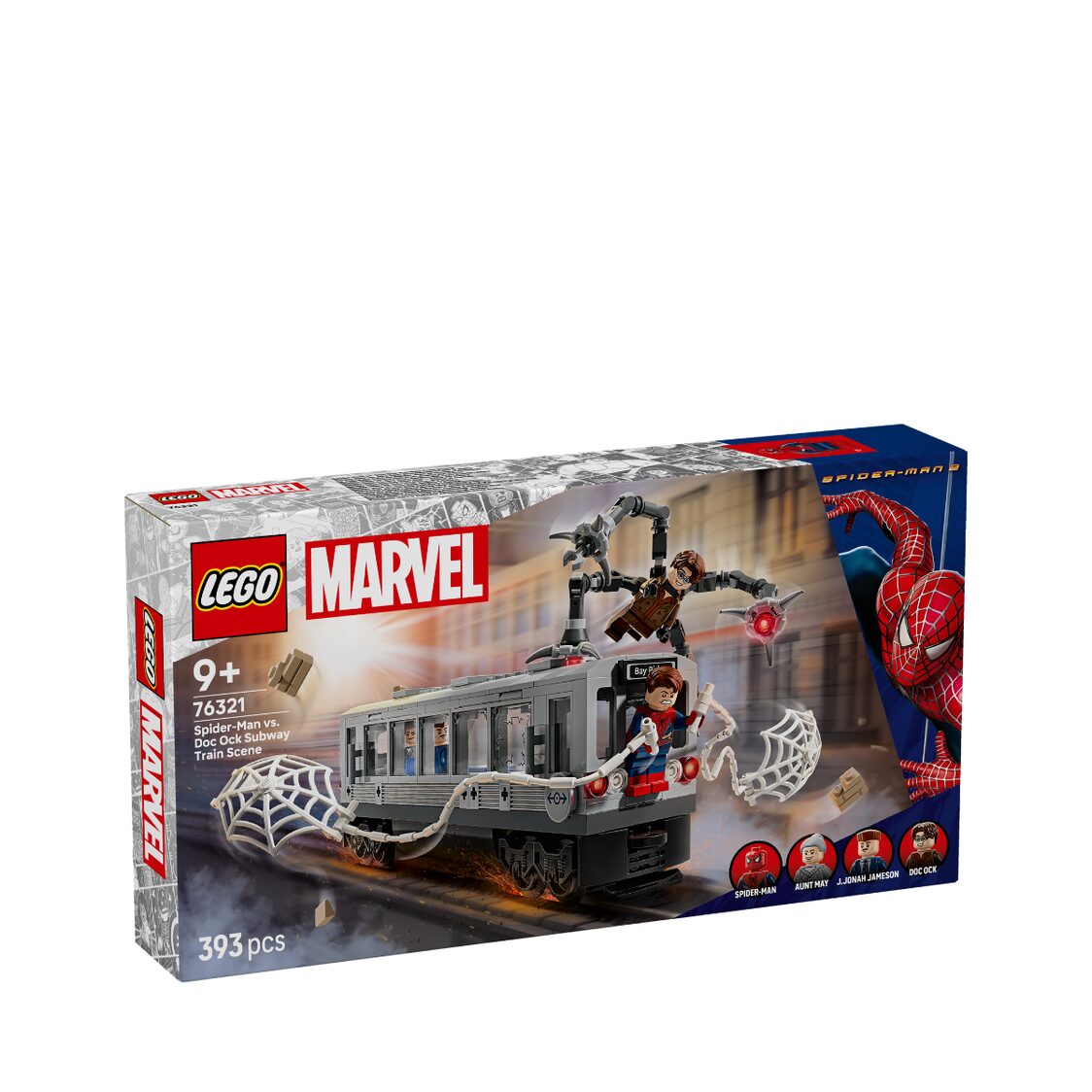 Lego Spider-Man vs. Doc Ock Subway Train Scen 76321