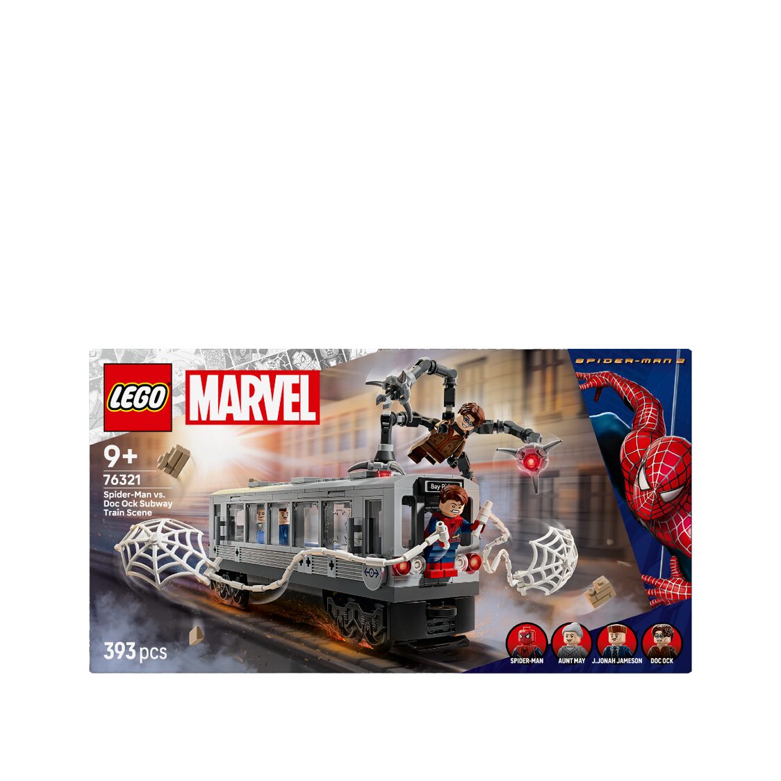 Lego Spider-Man vs. Doc Ock Subway Train Scen 76321