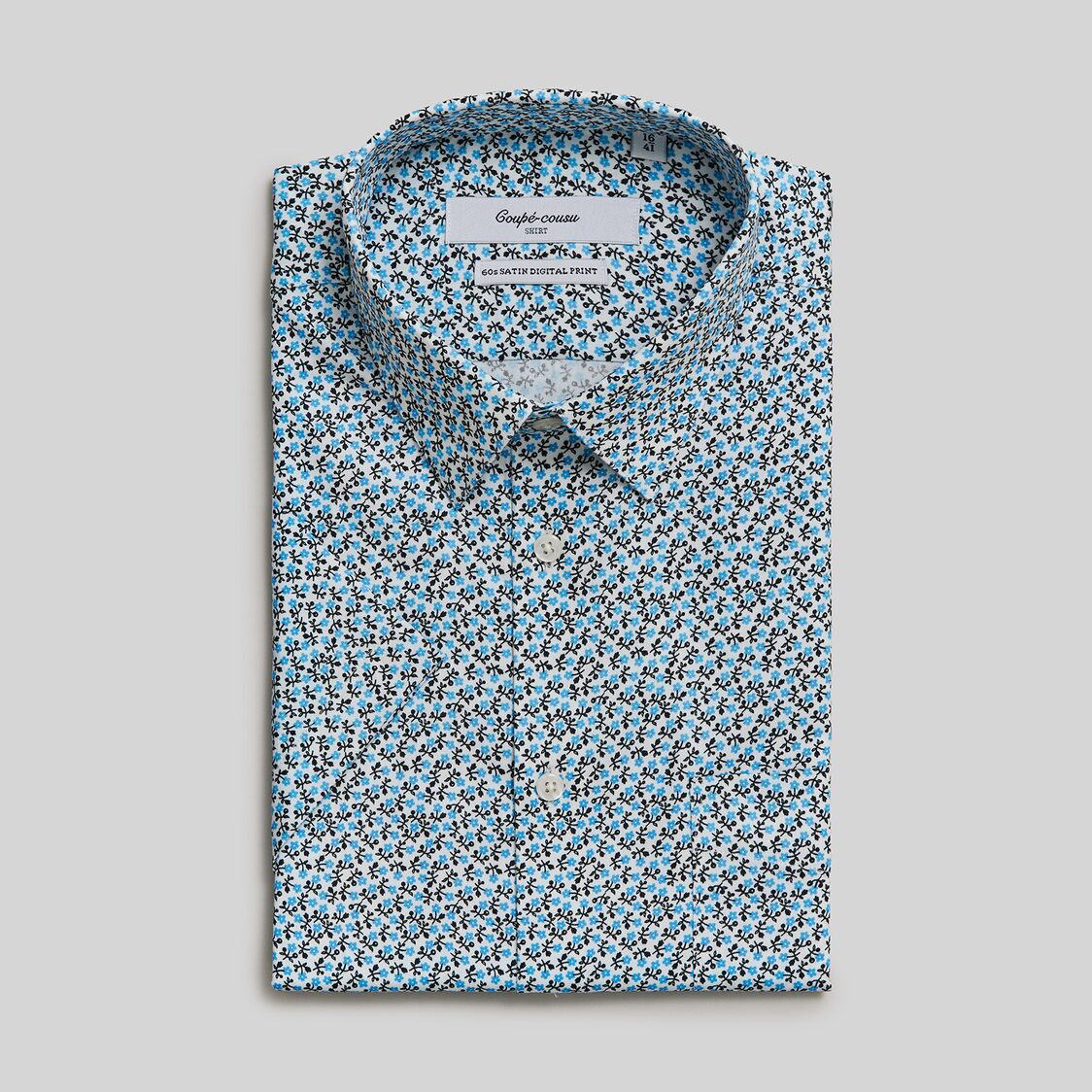 Coupe Cousu Short Sleeve Shirt, Print CCSSE288-PRINT
