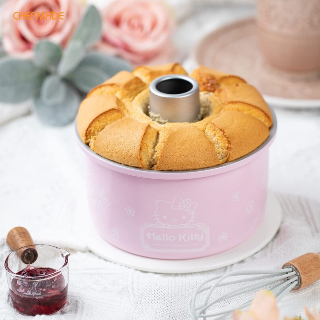 CHEFMADE Hello Kitty Round Deep Cake Pan with Removable Bottom 1898CM-KT7108