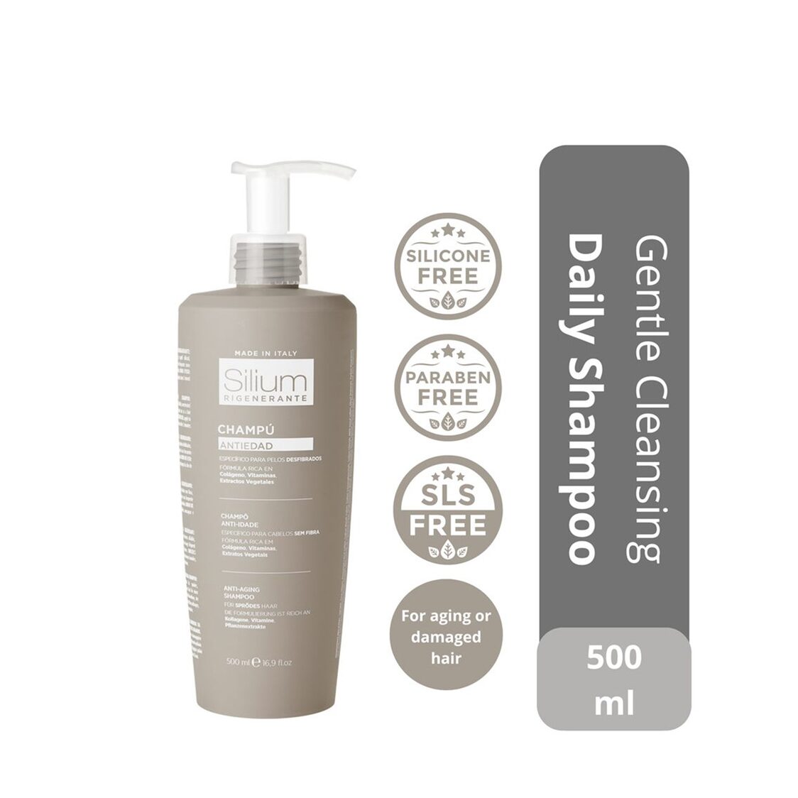 Silium Rigenerante Anti-Age Shampoo 500ml