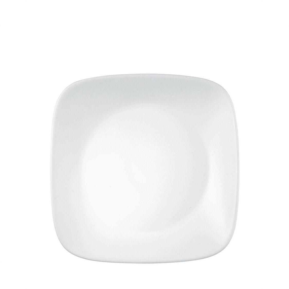 Corelle Square Round Bread & Butter Plate Winter Frost White