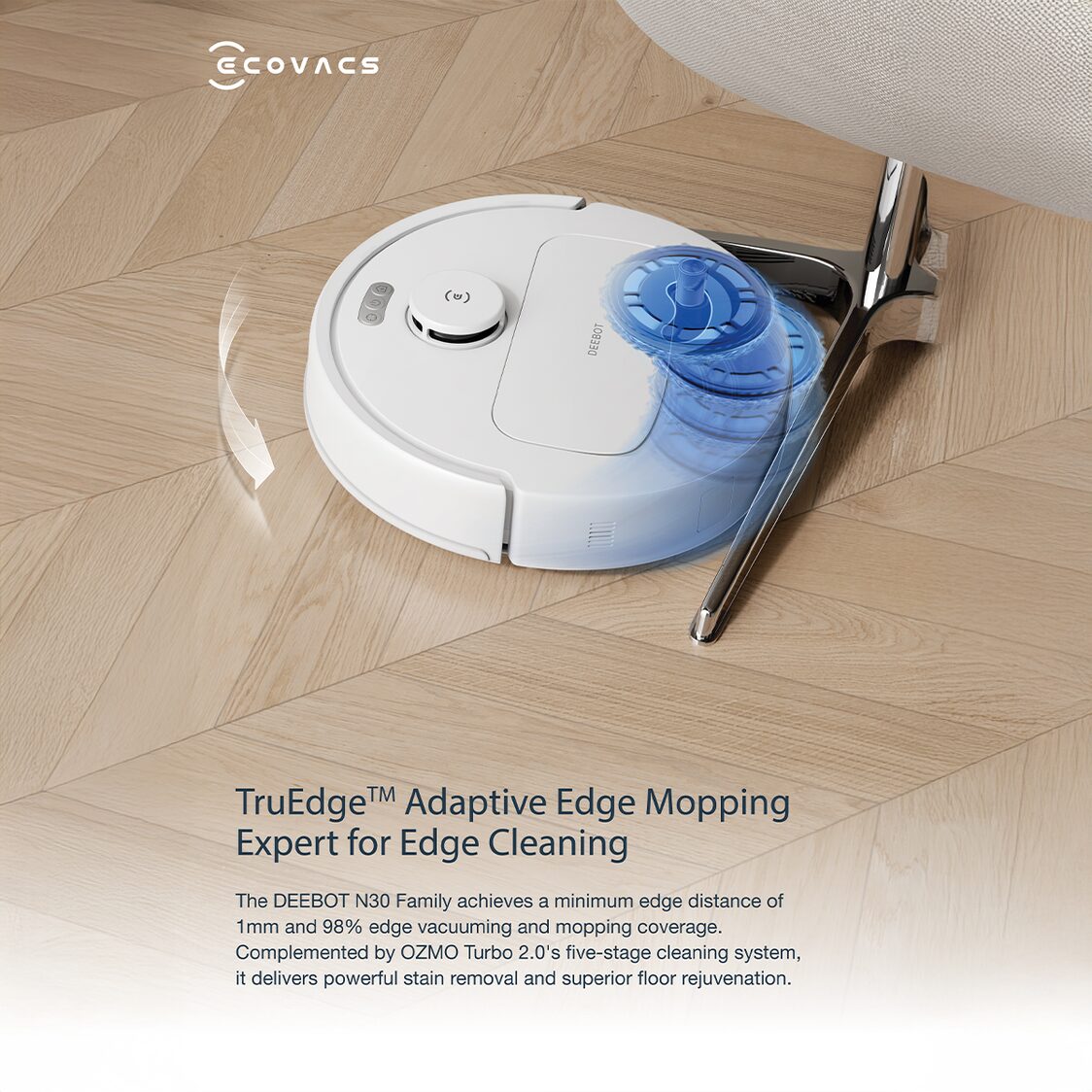Ecovacs Deebot N30 Pro Omni - Black