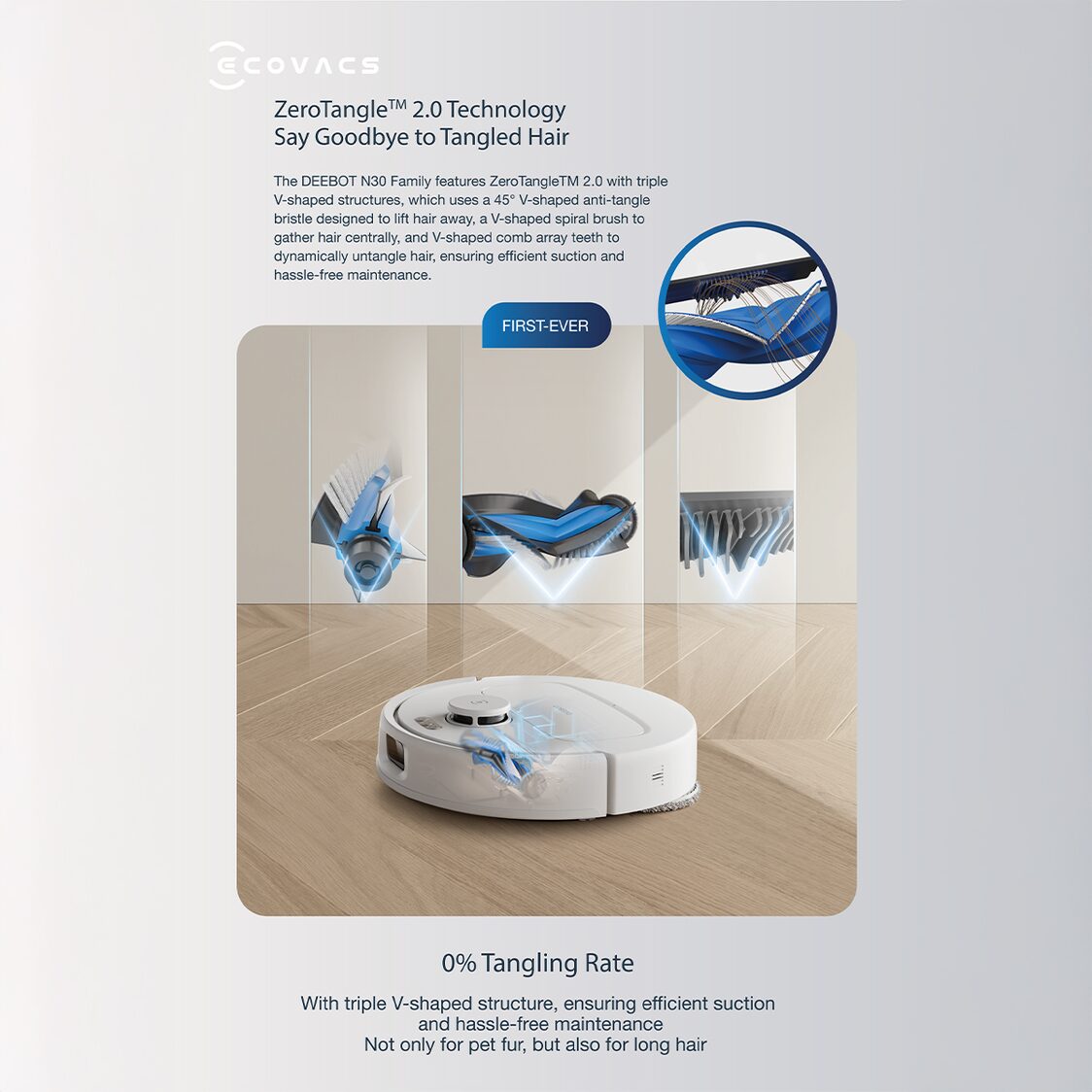 Ecovacs Deebot N30 Pro Omni - Black