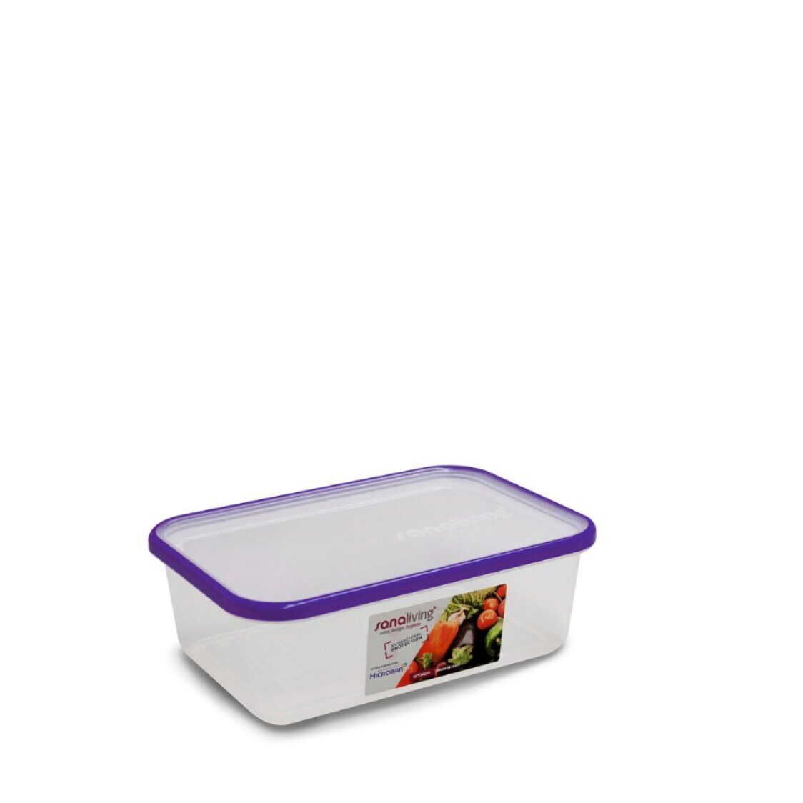 Omada Sanaliving Food Container 2L (Flat) - Purple
