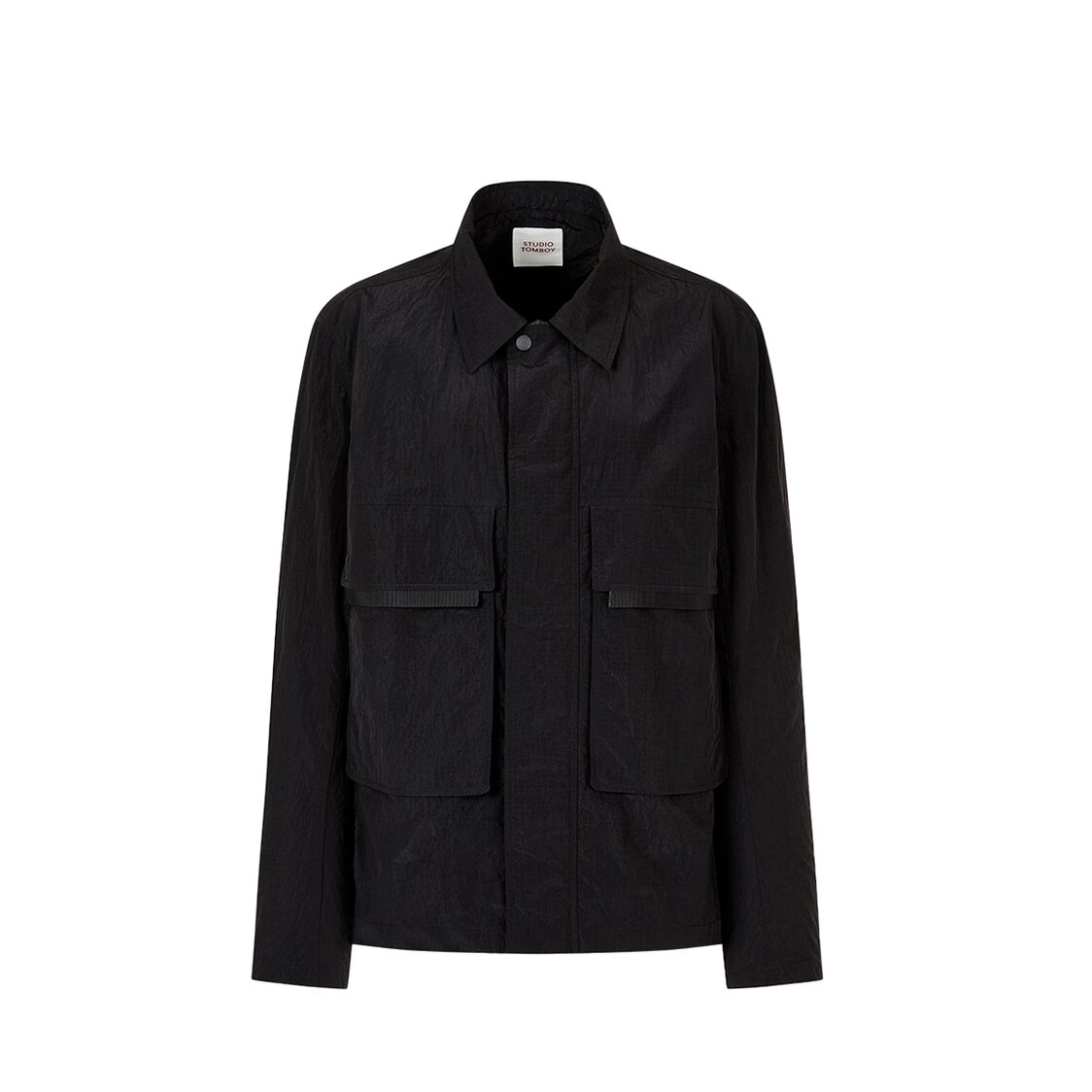Studio Tomboy Ripstop Two Pocket Jumper Black