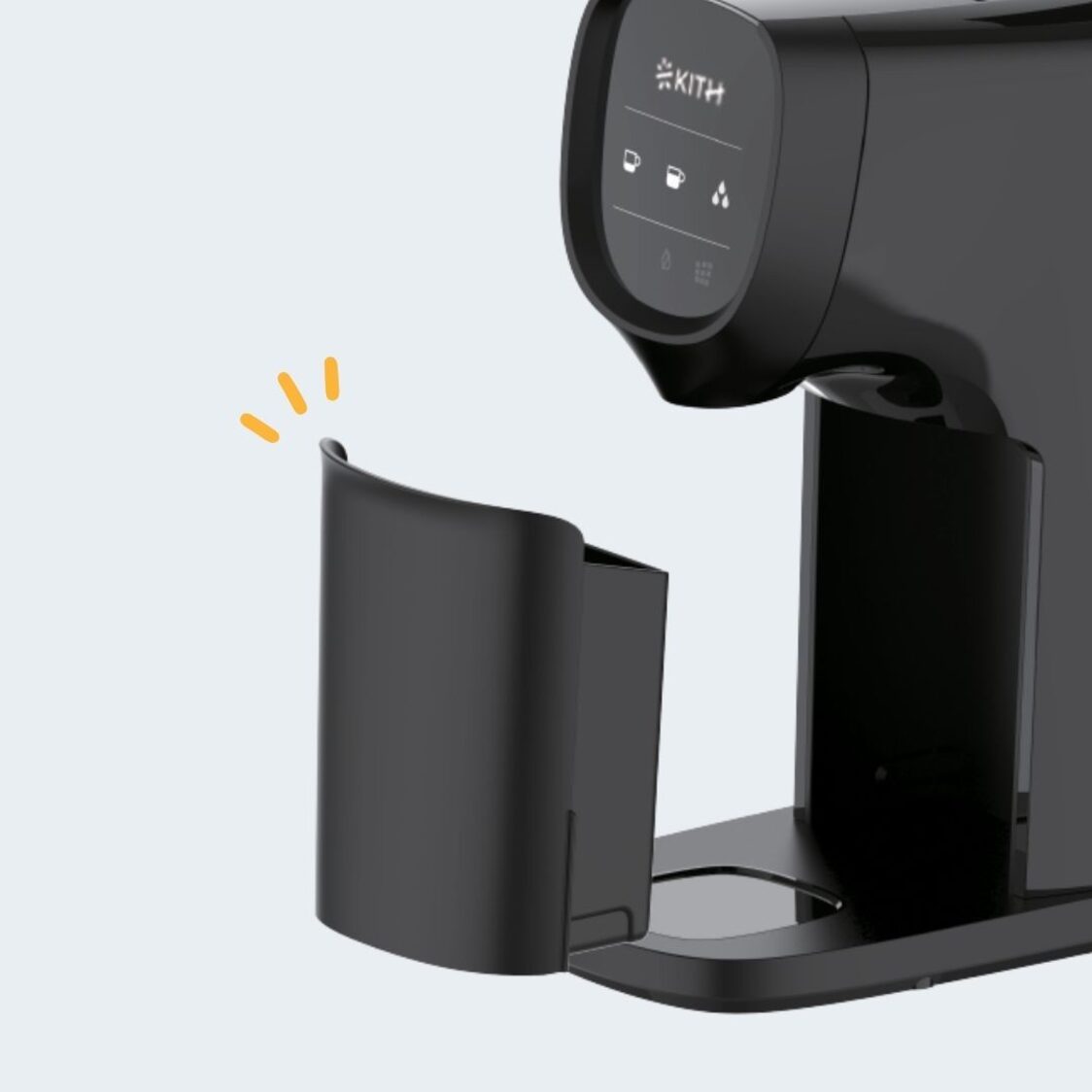 KITH AVA Capsule Coffee Machine (Black)