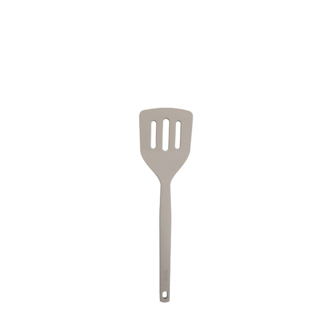 Tovolo Elements All Silicone Slotted Turner Warm Gray